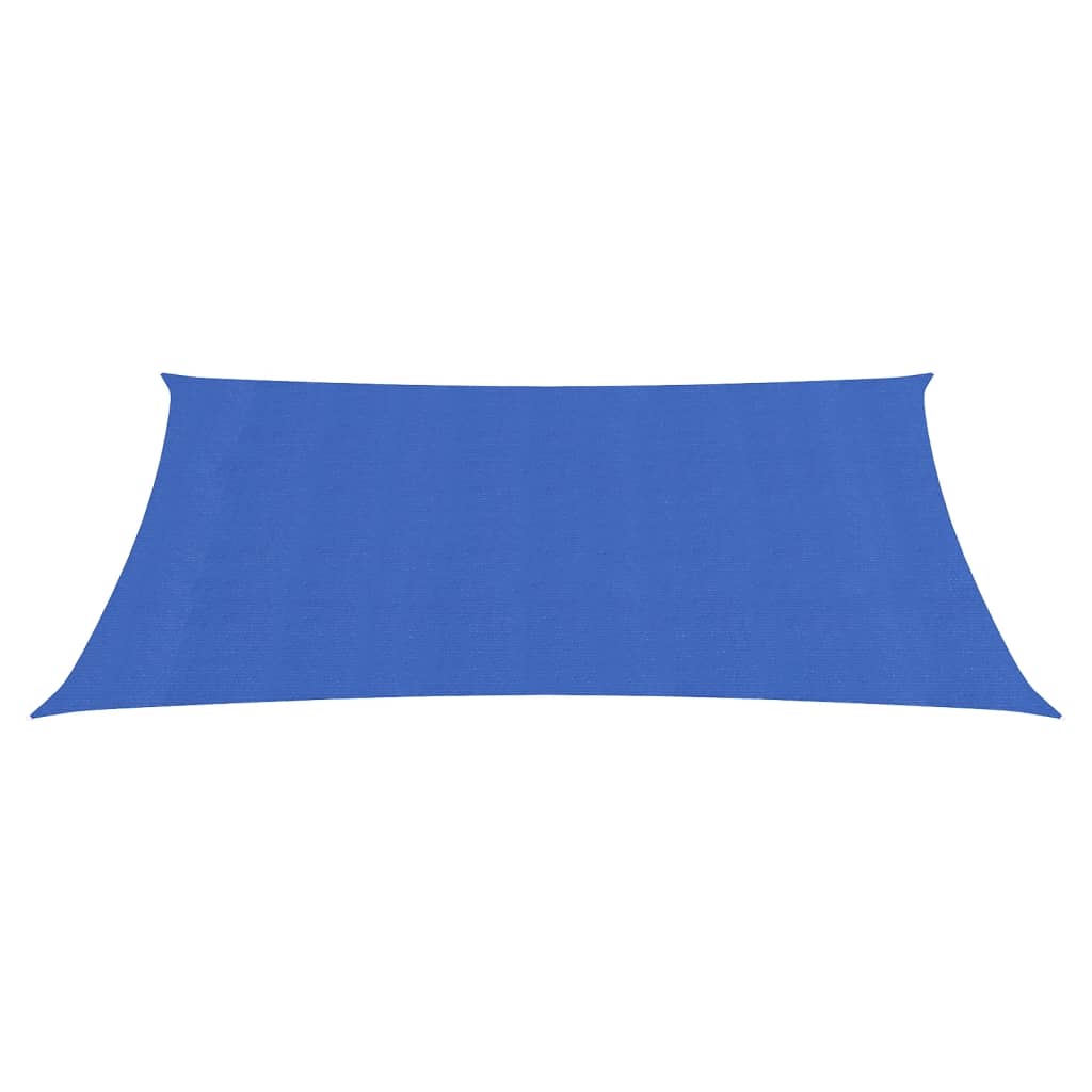 vidaXL Voile d'ombrage 160g/m² rectangulaire bleu 3,5x4,5 m PEHD