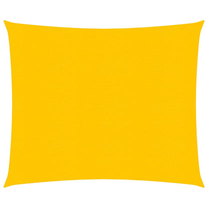 vidaXL Voile d'ombrage 160 g/m² Jaune 2,5x2,5 m PEHD
