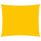 vidaXL Voile d'ombrage 160 g/m² Jaune 2,5x2,5 m PEHD