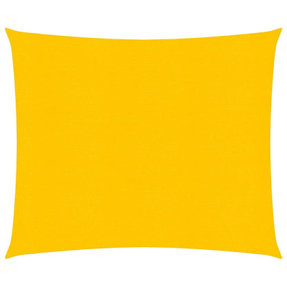 vidaXL Voile d'ombrage 160 g/m² carré jaune 4x4 m PEHD