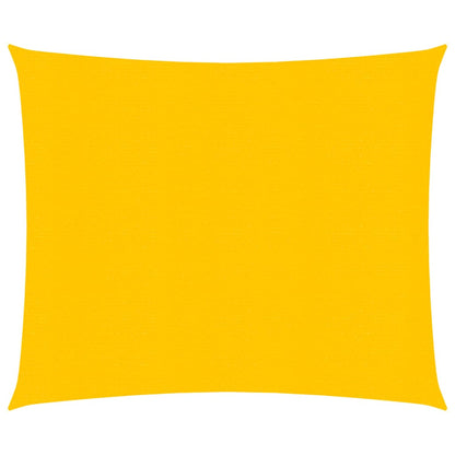vidaXL Voile d'ombrage 160 g/m² carré jaune 4,5x4,5 m PEHD