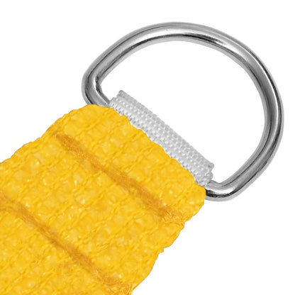 vidaXL Voile d'ombrage 160 g/m² carré jaune 4,5x4,5 m PEHD