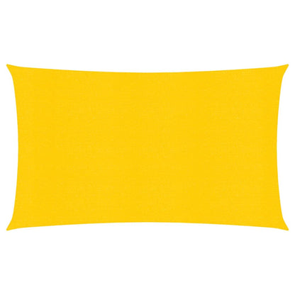 vidaXL Voile d'ombrage 160 g/m² Jaune 2x5 m PEHD
