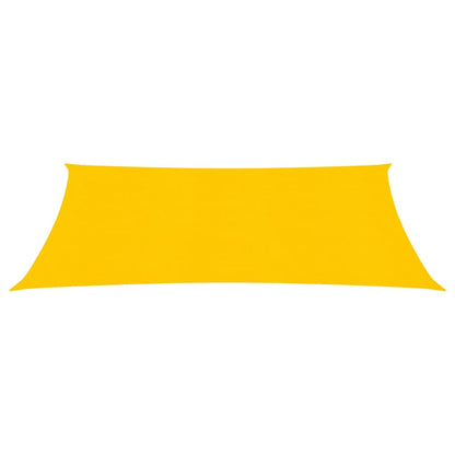 vidaXL Voile d'ombrage 160 g/m² Jaune 2x5 m PEHD