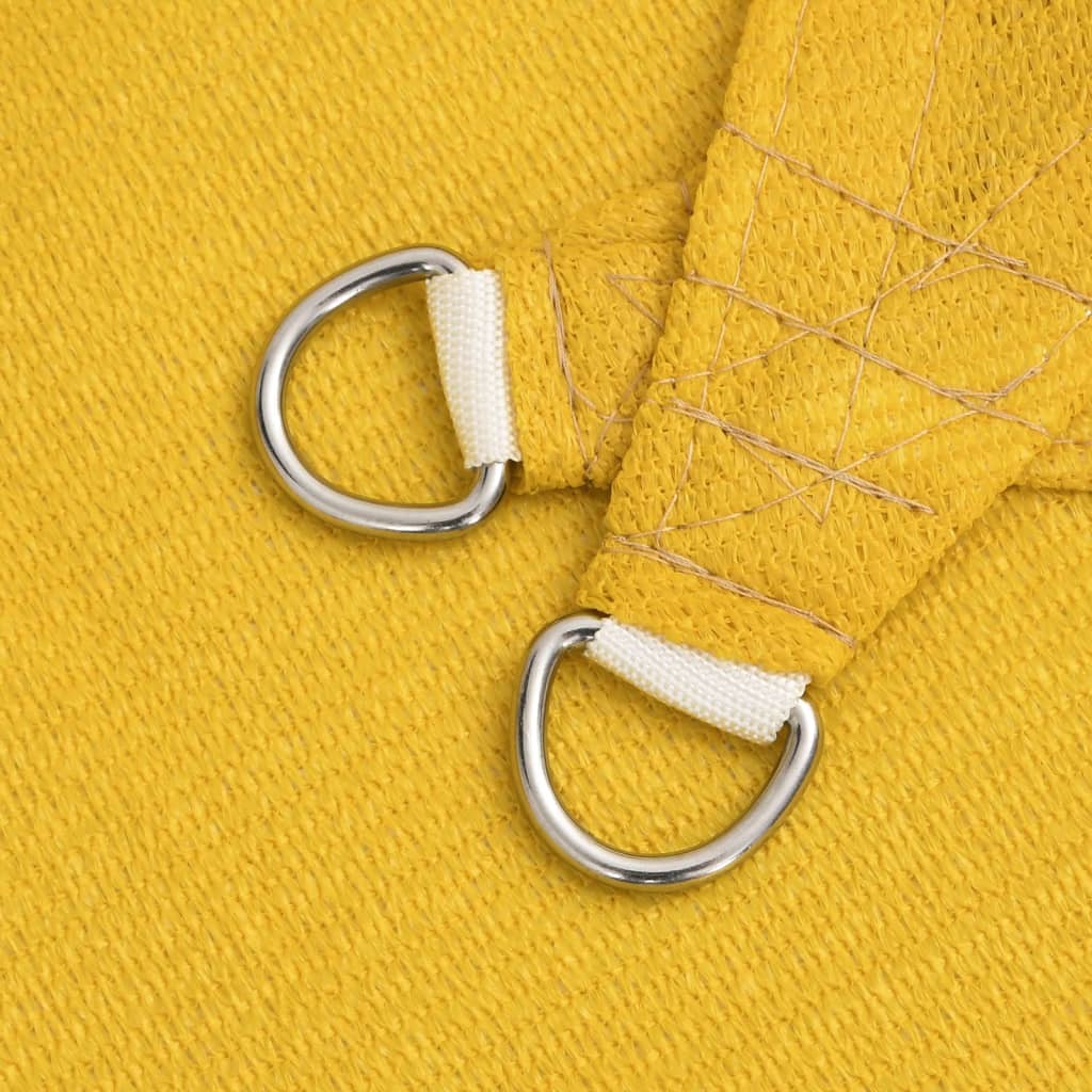 vidaXL Voile d'ombrage 160 g/m² Jaune 2,5x4,5 m PEHD