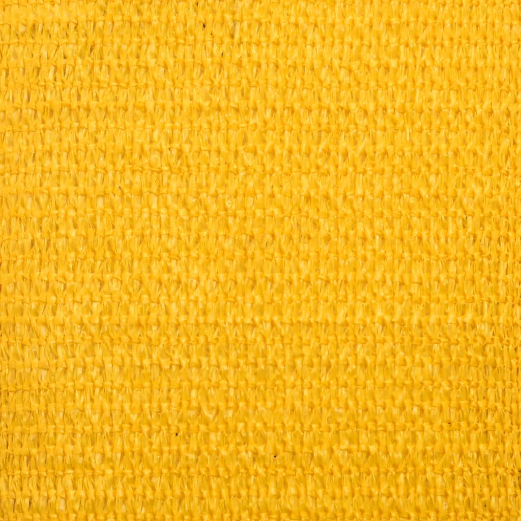 vidaXL Voile d'ombrage 160 g/m² Jaune 2,5x4,5 m PEHD
