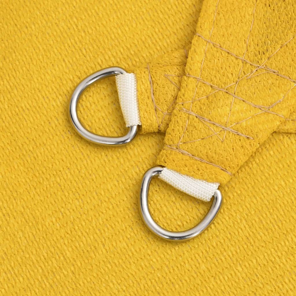 vidaXL Voile d'ombrage 160 g/m² Jaune 2,5x5 m PEHD