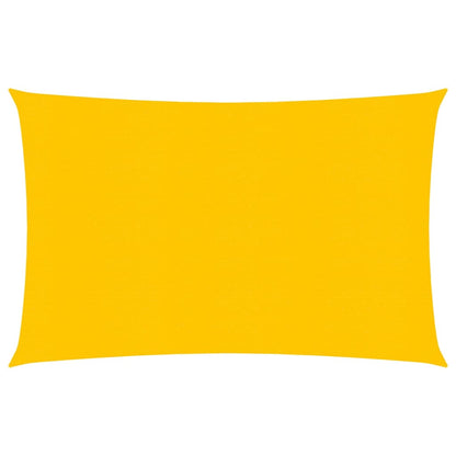 vidaXL Voile d'ombrage 160 g/m² Jaune 3x5 m PEHD