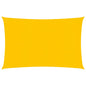 vidaXL Voile d'ombrage 160 g/m² Jaune 3x5 m PEHD