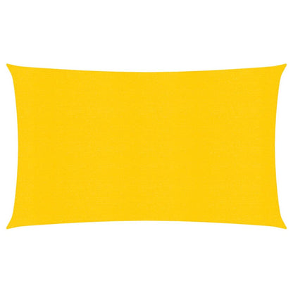 vidaXL Voile d'ombrage 160 g/m² Jaune 3x6 m PEHD