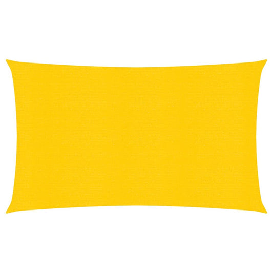 vidaXL Voile d'ombrage 160 g/m² Jaune 3x6 m PEHD