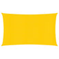 vidaXL Voile d'ombrage 160 g/m² Jaune 3x6 m PEHD