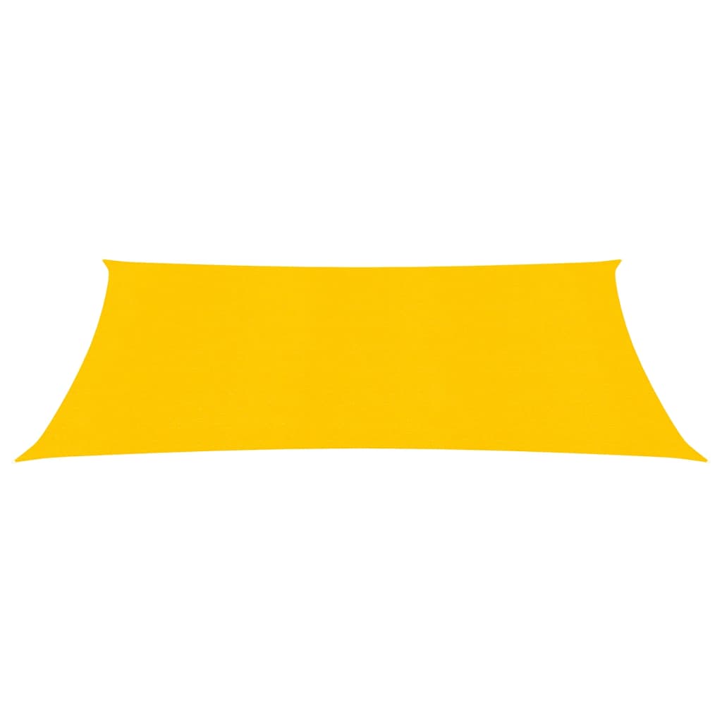vidaXL Voile d'ombrage 160 g/m² Jaune 3x6 m PEHD