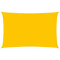 vidaXL Voile d'ombrage 160 g/m² rectangulaire jaune 3,5x5 m PEHD