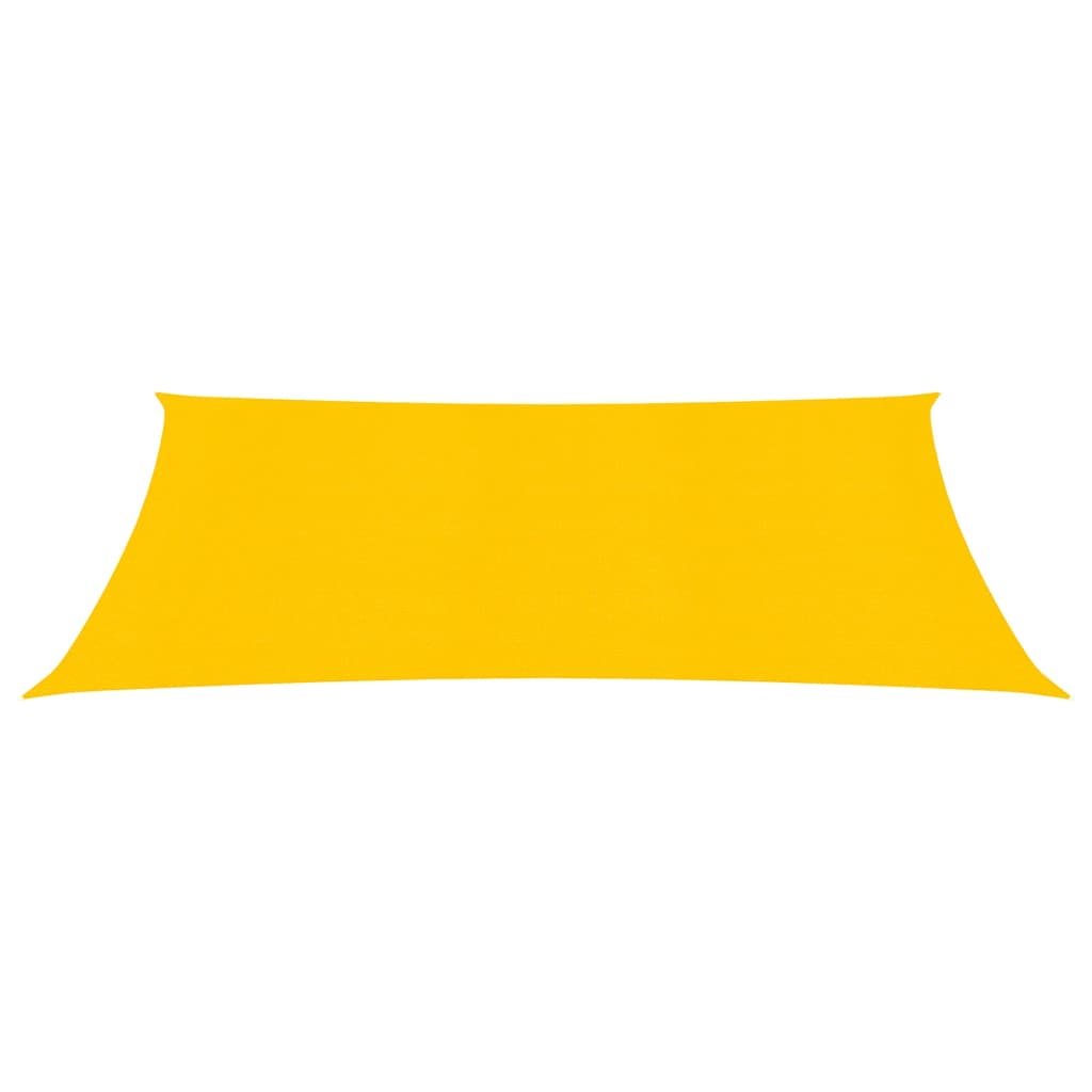 vidaXL Voile d'ombrage 160 g/m² rectangulaire jaune 3,5x5 m PEHD