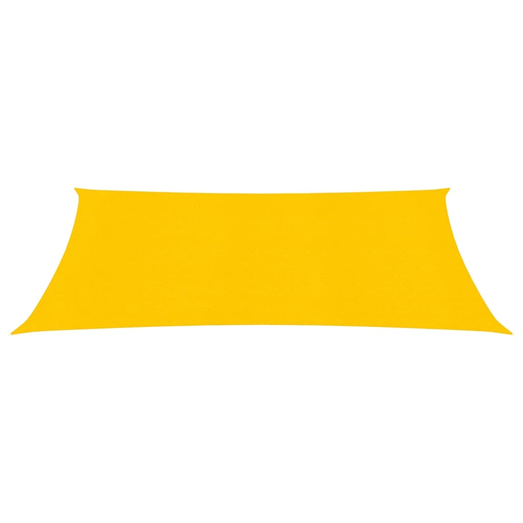 vidaXL Voile d'ombrage 160 g/m² rectangulaire jaune 4x7 m PEHD