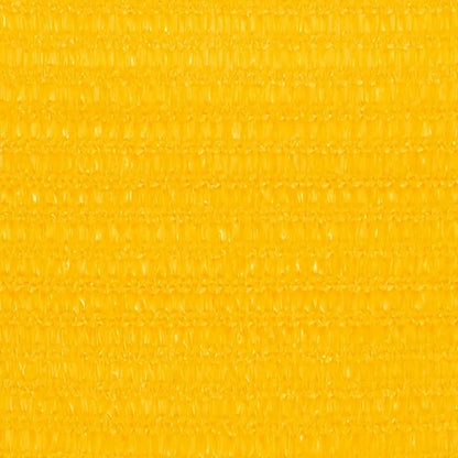vidaXL Voile d'ombrage 160 g/m² rectangulaire jaune 4x7 m PEHD