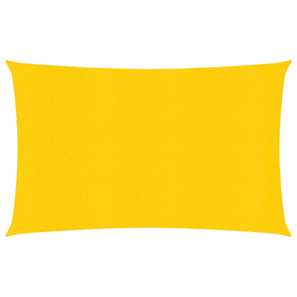 vidaXL Voile d'ombrage 160 g/m² rectangulaire jaune 5x7 m PEHD