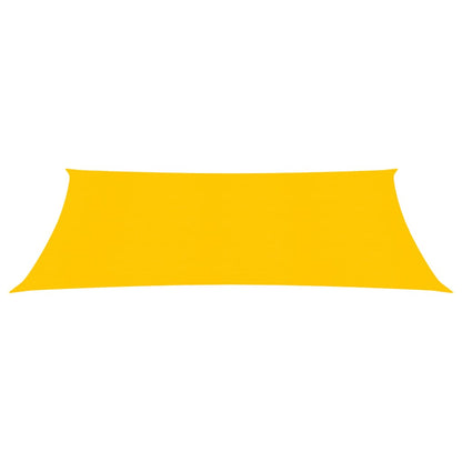 vidaXL Voile d'ombrage 160 g/m² rectangulaire jaune 5x7 m PEHD