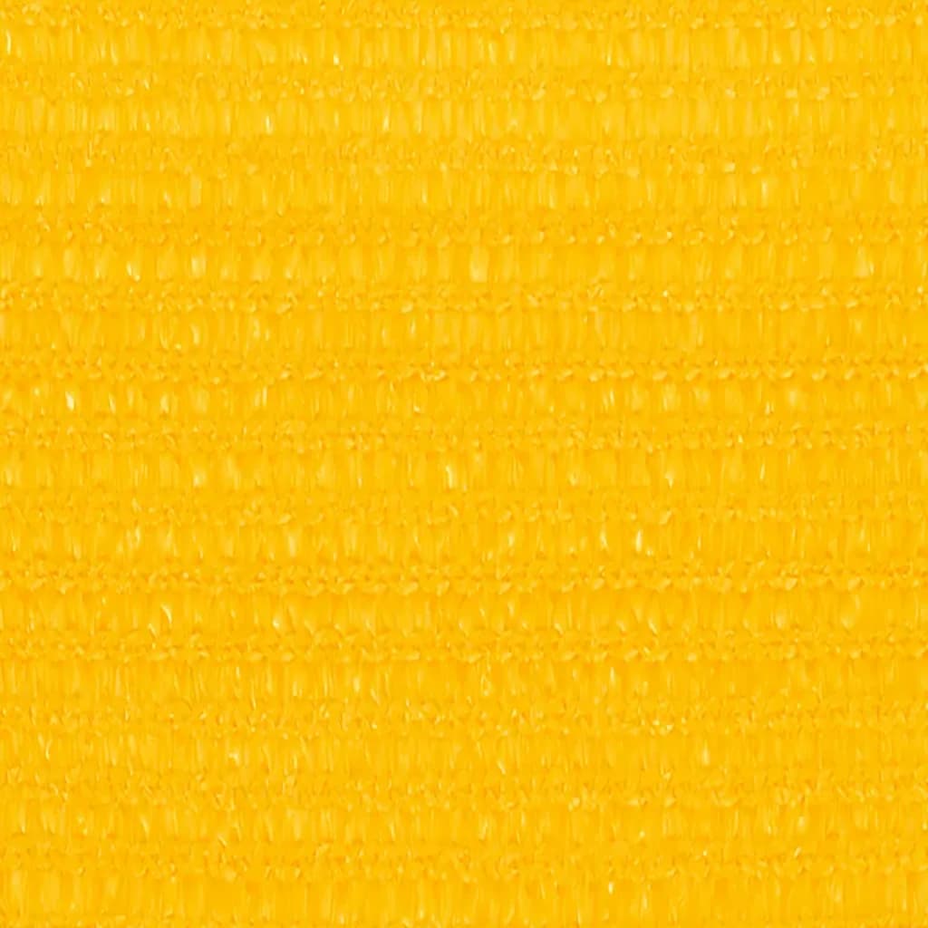 vidaXL Voile d'ombrage 160 g/m² rectangulaire jaune 5x7 m PEHD