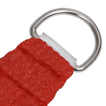 vidaXL Voile d'ombrage 160 g/m² Rouge 2x3,5 m PEHD