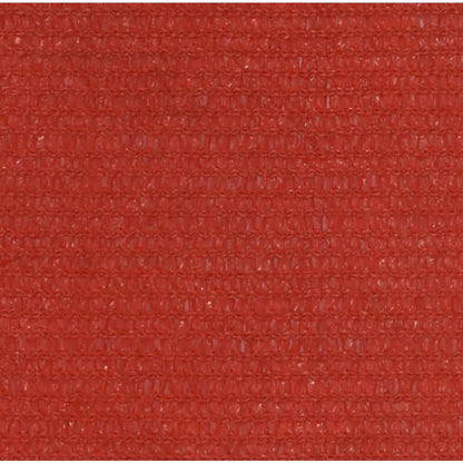 vidaXL Voile d'ombrage 160 g/m² Rouge 2,5x4,5 m PEHD