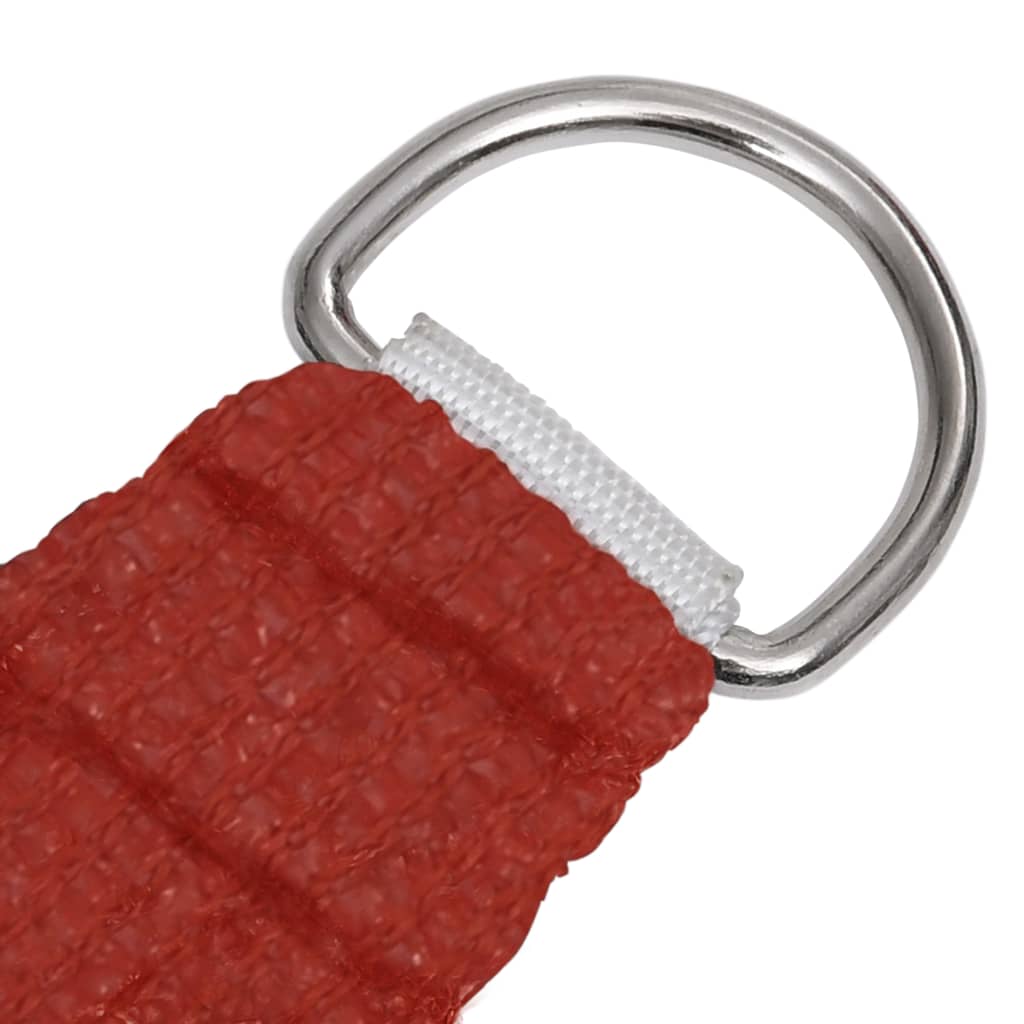 vidaXL Voile d'ombrage 160 g/m² Rouge 3x5 m PEHD
