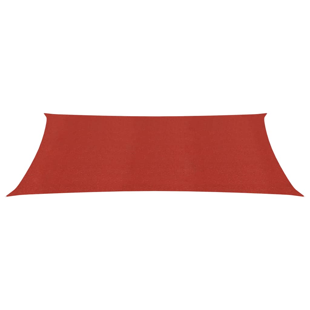 vidaXL Voile d'ombrage 160 g/m² Rouge 3x6 m PEHD