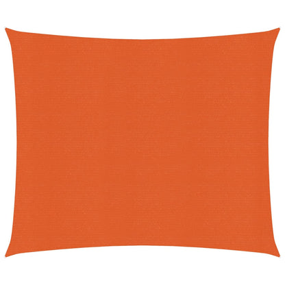 vidaXL Voile d'ombrage 160 g/m² Orange 2x2,5 m PEHD
