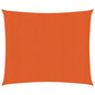 vidaXL Voile d'ombrage 160 g/m² Orange 2x2,5 m PEHD