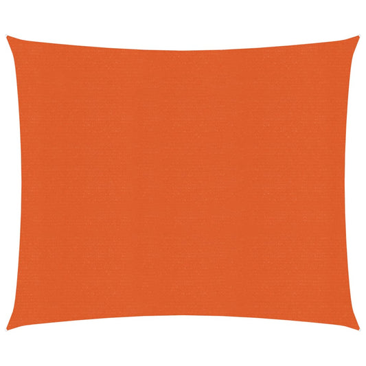 vidaXL Voile d'ombrage 160 g/m² Orange 2,5x3 m PEHD