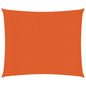 vidaXL Voile d'ombrage 160 g/m² Orange 2,5x3 m PEHD