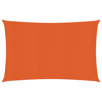vidaXL Voile d'ombrage 160 g/m² Orange 2,5x3,5 m PEHD
