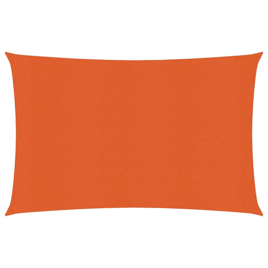 vidaXL Voile d'ombrage 160 g/m² Orange 2,5x3,5 m PEHD
