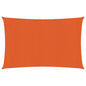 vidaXL Voile d'ombrage 160 g/m² Orange 2,5x3,5 m PEHD