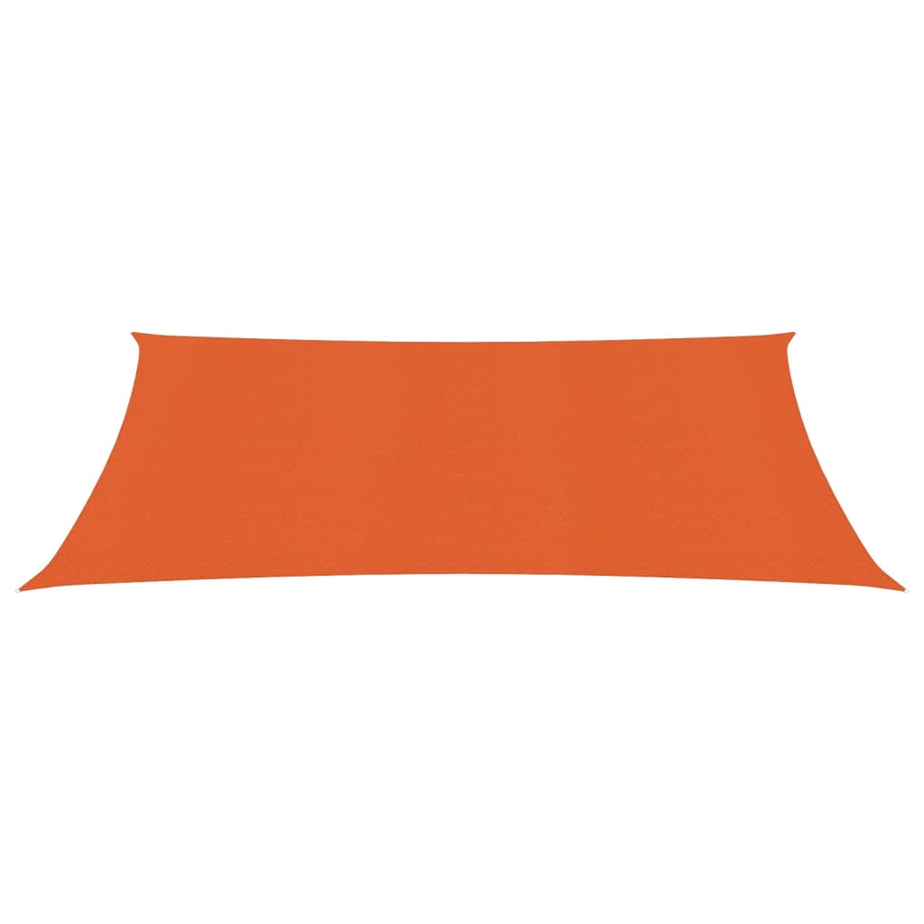 vidaXL Voile d'ombrage 160 g/m² Orange 2,5x3,5 m PEHD