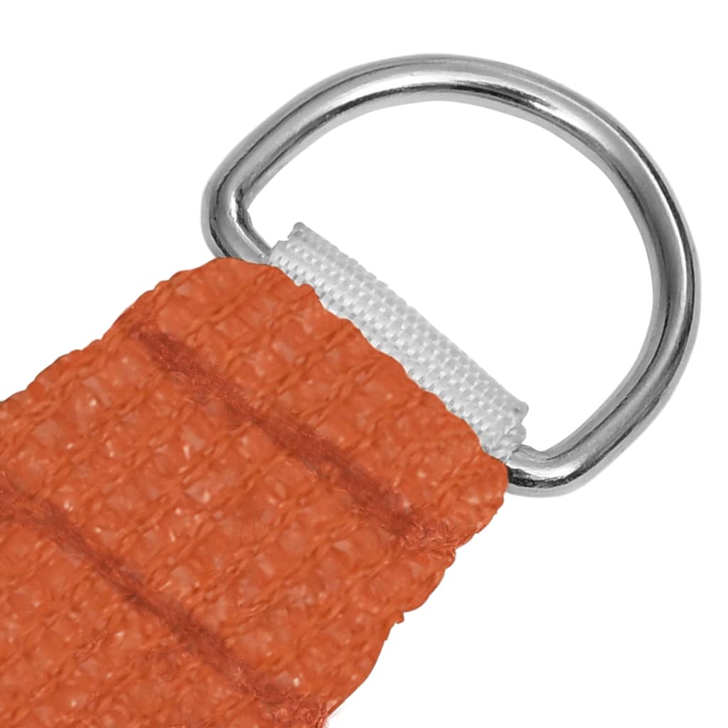 vidaXL Voile d'ombrage 160 g/m² Orange 2,5x3,5 m PEHD