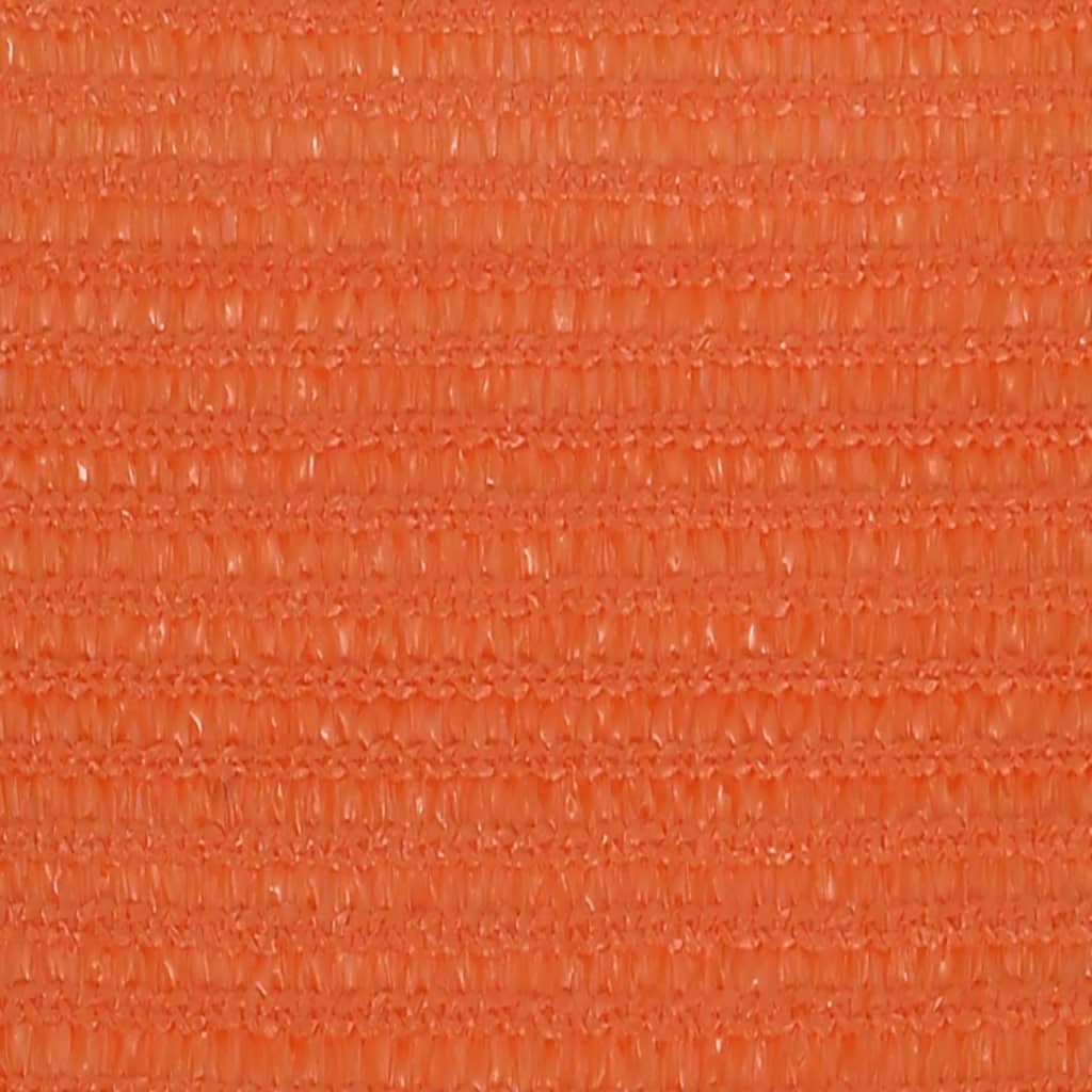 vidaXL Voile d'ombrage 160 g/m² Orange 2,5x3,5 m PEHD