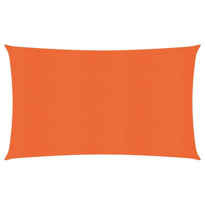 vidaXL Voile d'ombrage 160 g/m² Orange 2,5x5 m PEHD