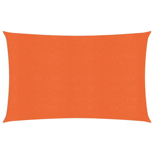 vidaXL Voile d'ombrage 160 g/m² rectangulaire orange 3x5 m PEHD