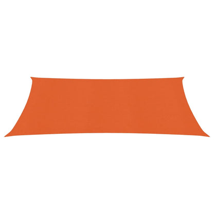 vidaXL Voile d'ombrage 160 g/m² rectangulaire orange 3x5 m PEHD