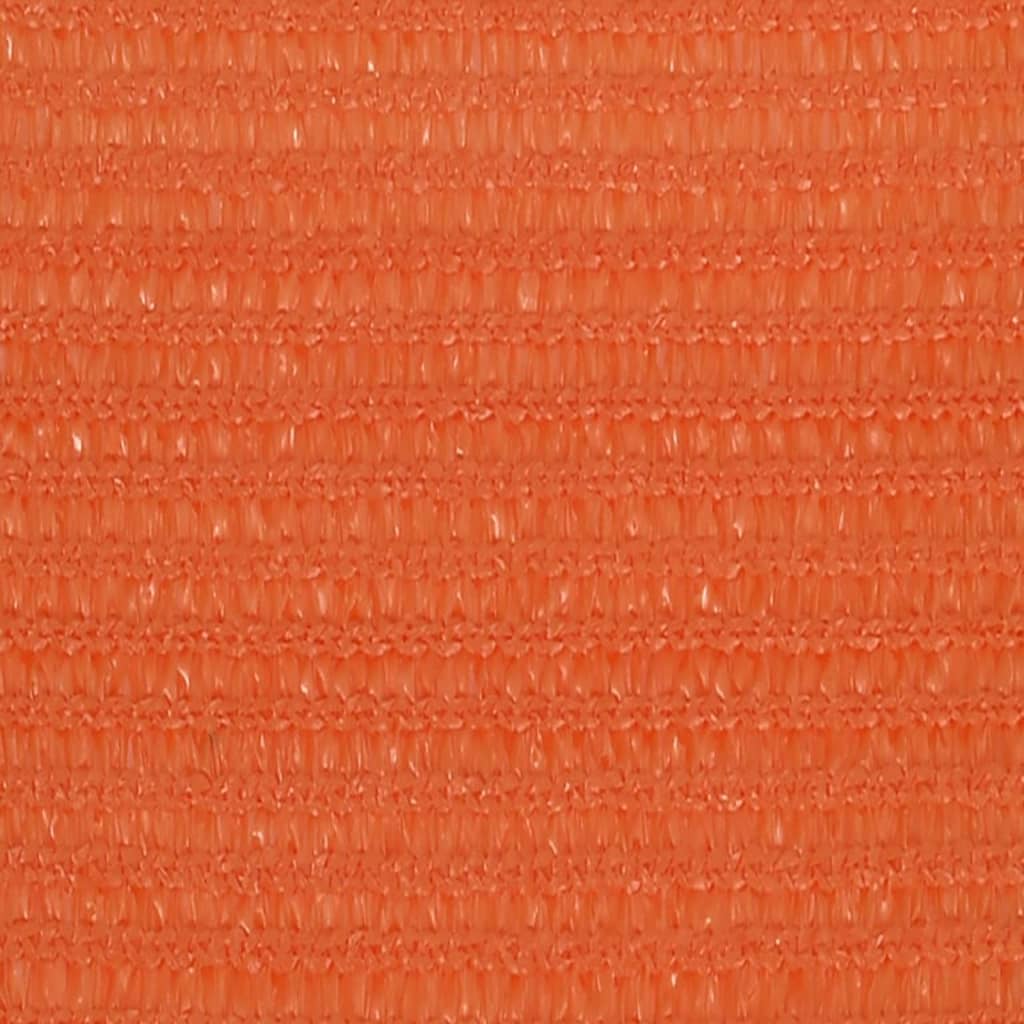 vidaXL Voile d'ombrage 160 g/m² rectangulaire orange 3x5 m PEHD