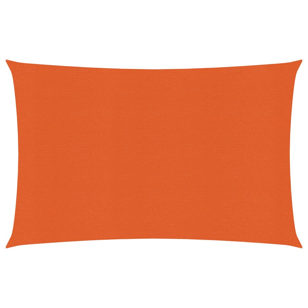 vidaXL Voile d'ombrage 160 g/m² Orange 3,5x4,5 m PEHD