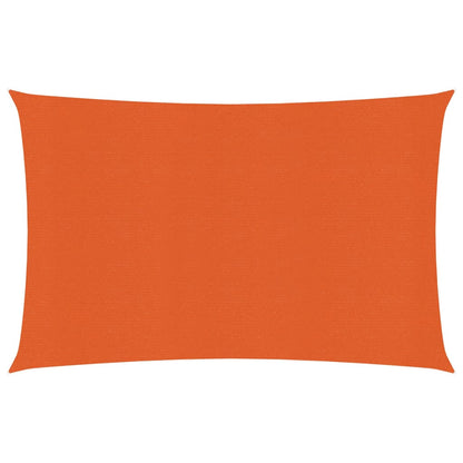 vidaXL Voile d'ombrage 160 g/m² Orange 3,5x4,5 m PEHD
