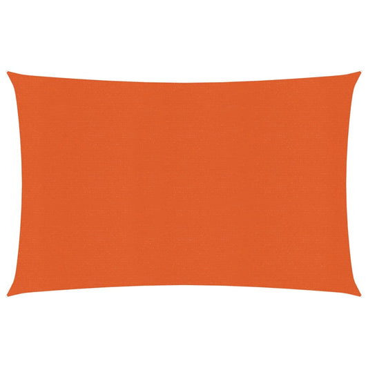 vidaXL Voile d'ombrage 160 g/m² Orange 3,5x4,5 m PEHD