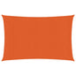 vidaXL Voile d'ombrage 160 g/m² Orange 3,5x4,5 m PEHD