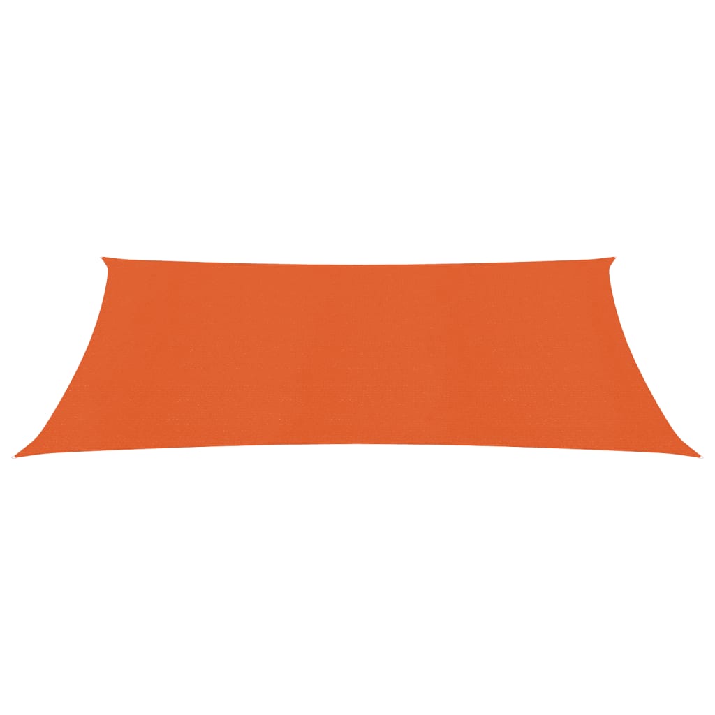vidaXL Voile d'ombrage 160 g/m² Orange 3,5x4,5 m PEHD