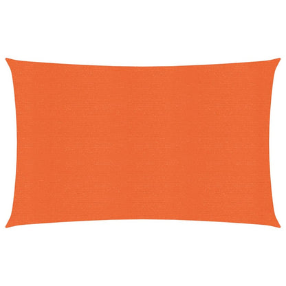 vidaXL Voile d'ombrage 160 g/m² Orange 3,5x5 m PEHD