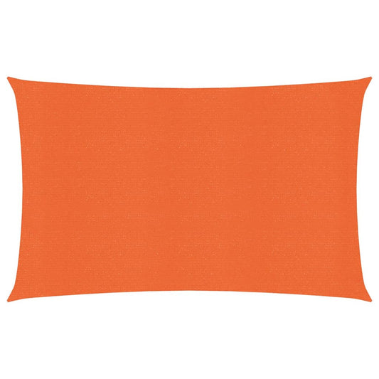 vidaXL Voile d'ombrage 160 g/m² Orange 3,5x5 m PEHD