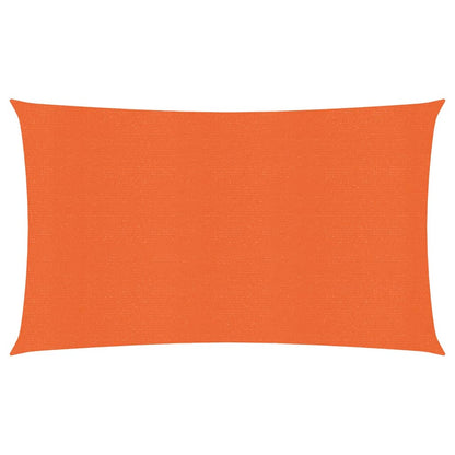 vidaXL Voile d'ombrage 160 g/m² rectangulaire orange 4x7 m PEHD